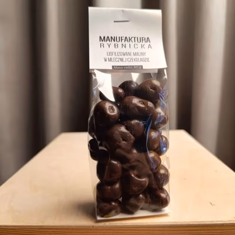 Maliny w czekoladzie
